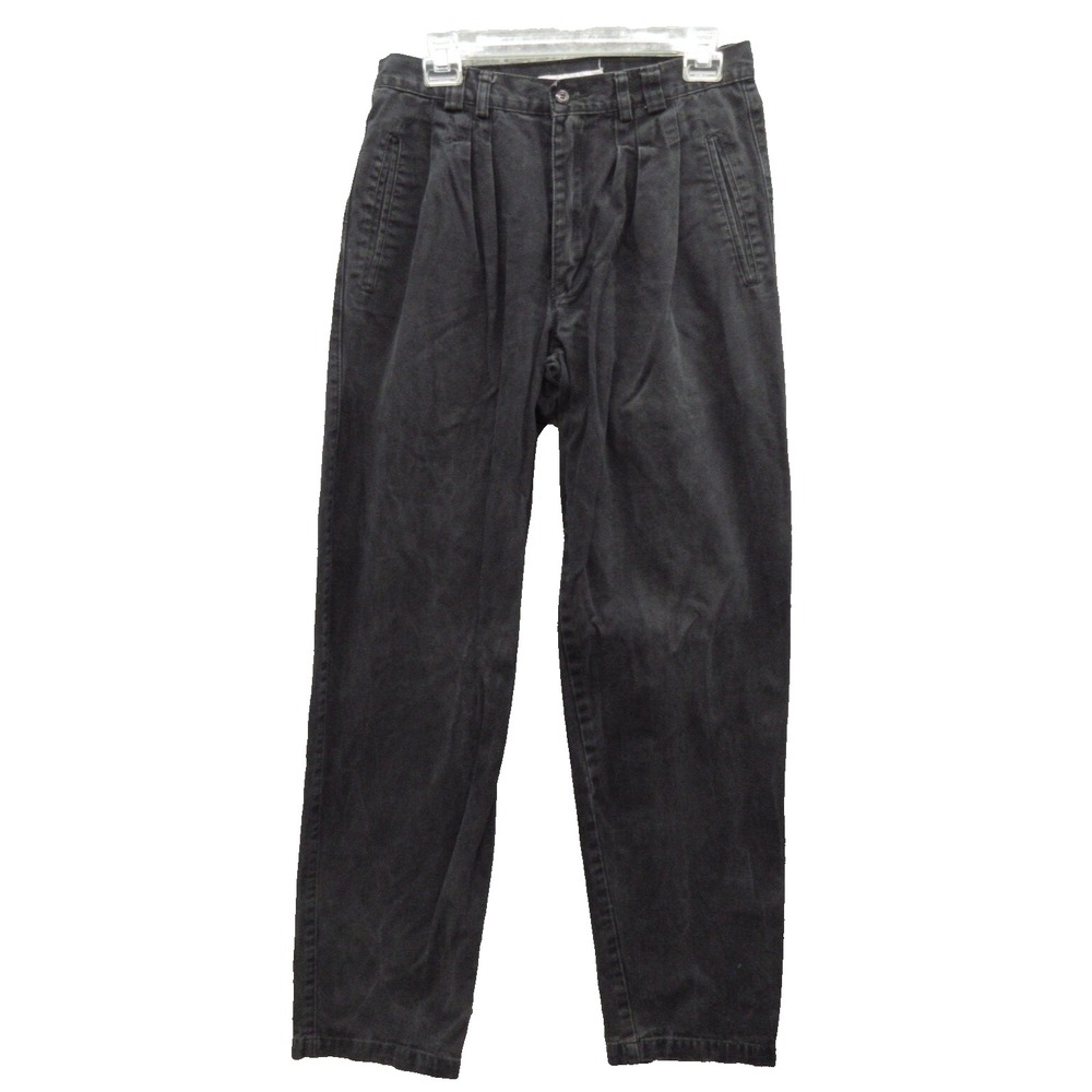 Anchor Blue Mens Jeans Size 32 Straight Pleated Denim 100% Cotton Baggie VTG